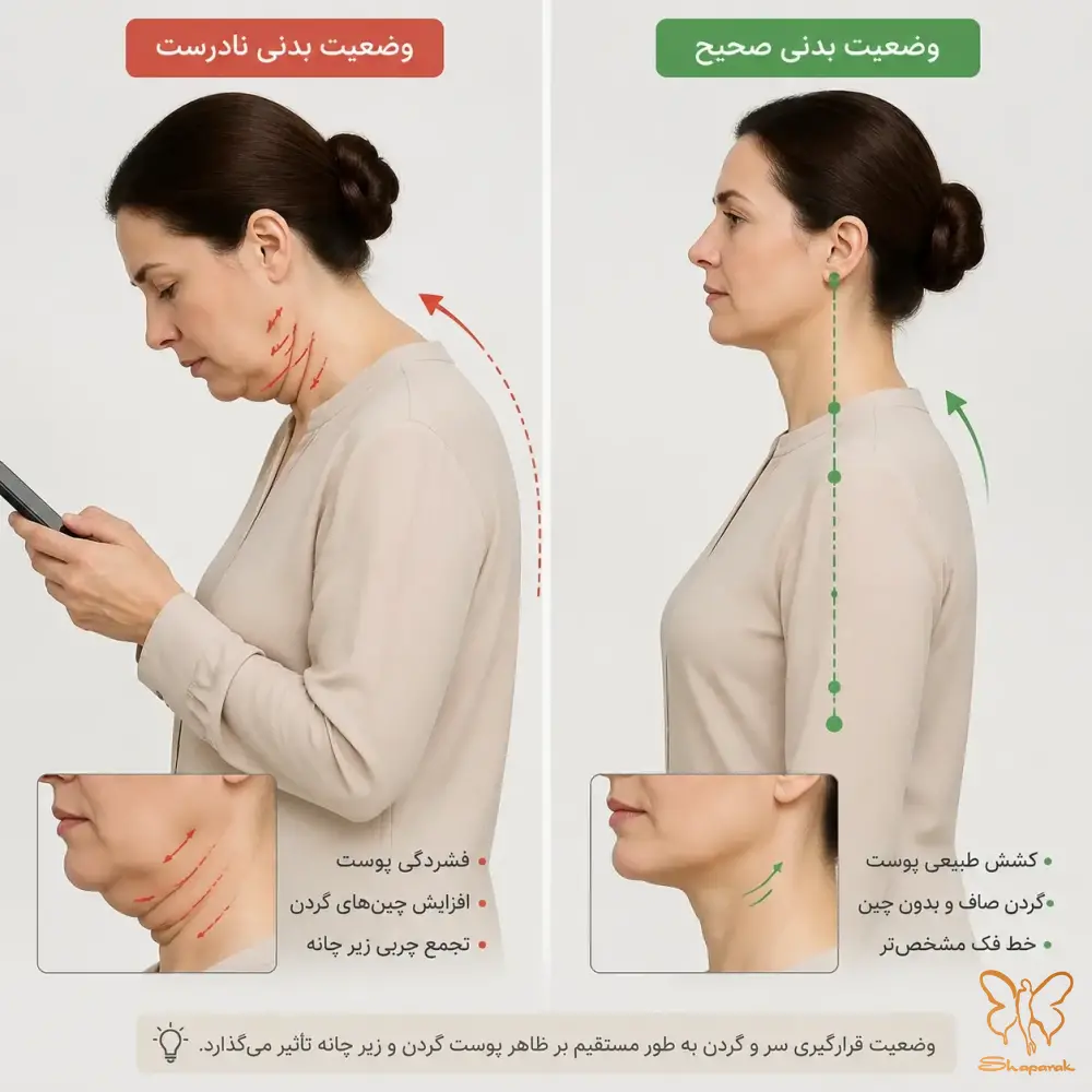آیا میتوان از ایجاد چروک گردن ناشی از تک نک پیشگیری کرد