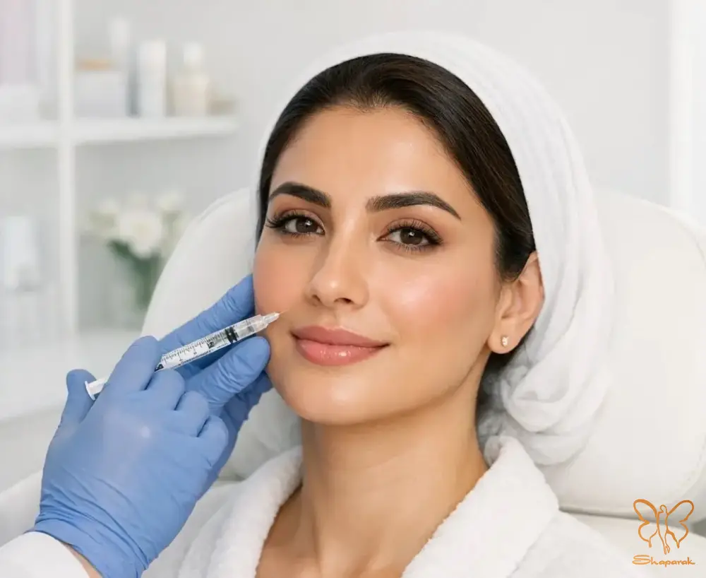 درمان گودی زیر چشم با فیلر در مشهد Tear Trough Filler