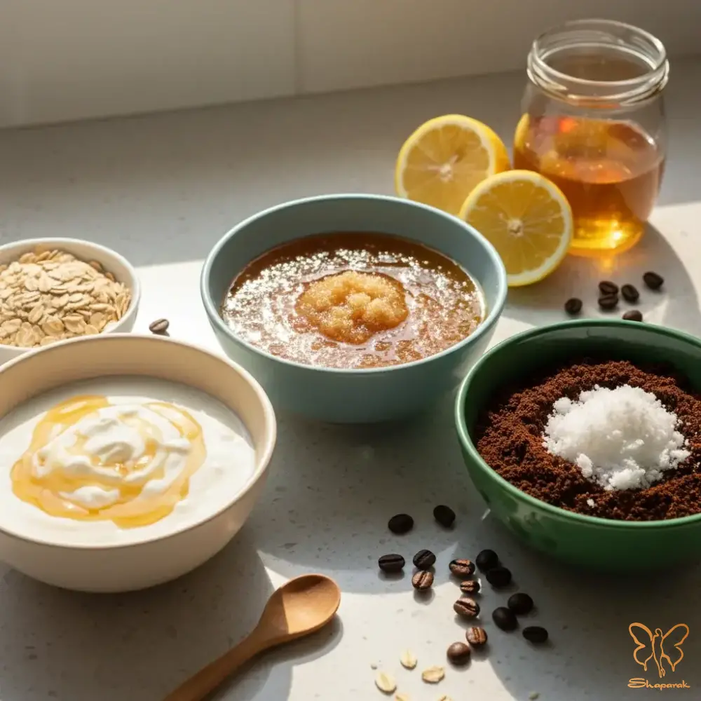 اسکراب قهوه و روغن نارگیل برای پوستهای کدر و خسته