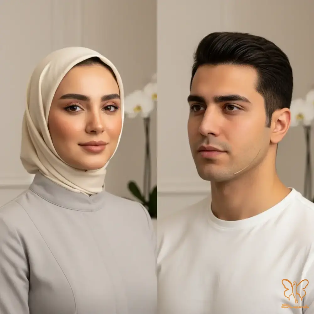 ویژگیهای چهره زنانه ظرافت نرمی و کشیدگی در کلینیک شاپرک طلایی ویژگیهای چهره زنانه ظرافت نرمی و کشیدگی در کلینیک شاپرک طلایی