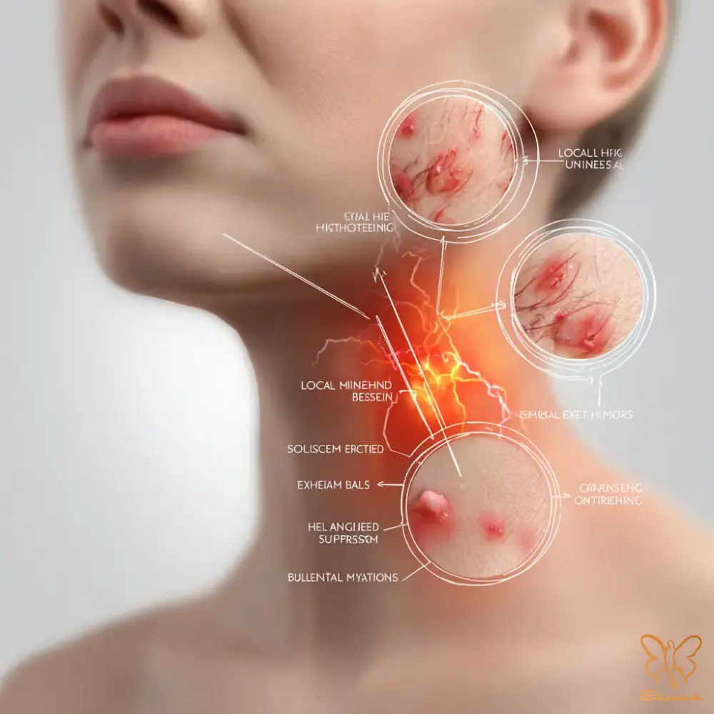 احساس سوزش یا درد غیرطبیعی