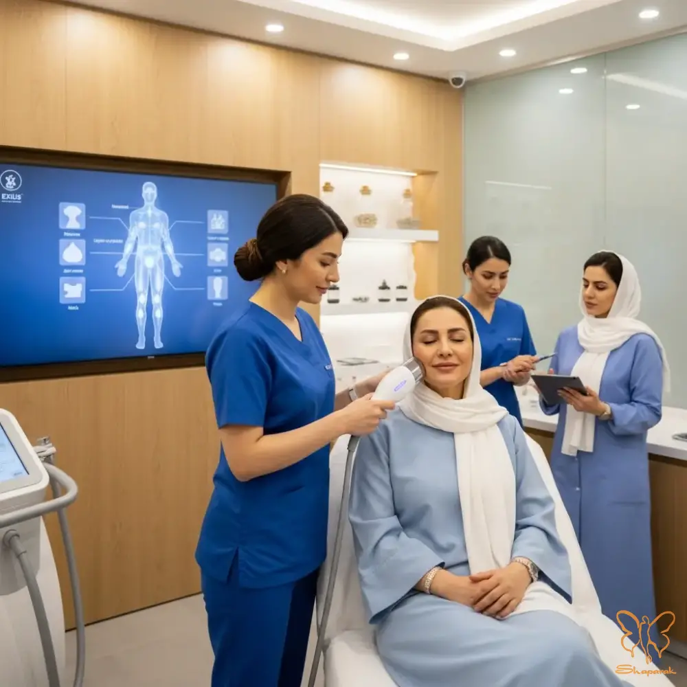 سفت کردن پوست گردن سفت کردن پوست گردن