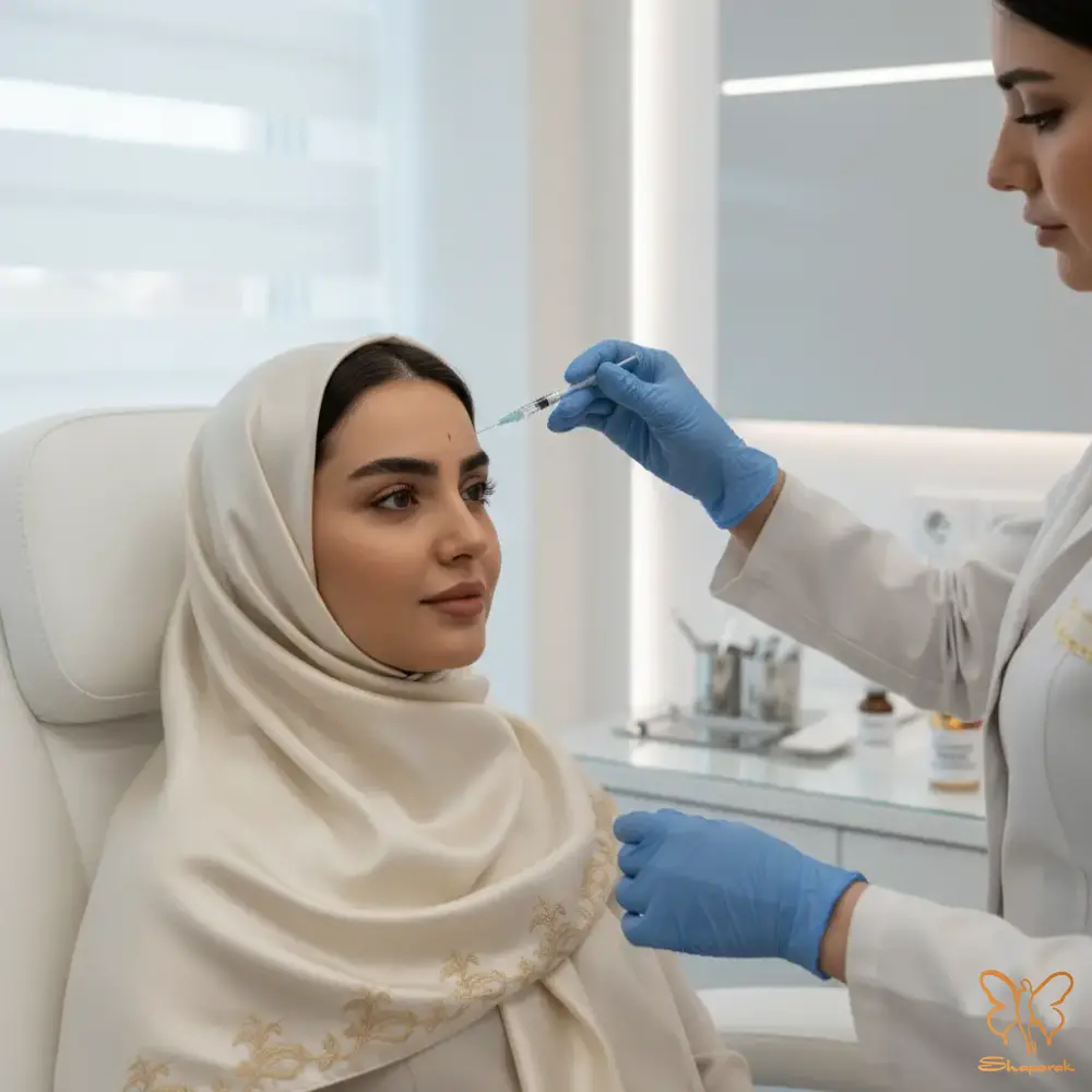 کلینیک تخصصی پوست و مو شاپرک طلایی مشهد