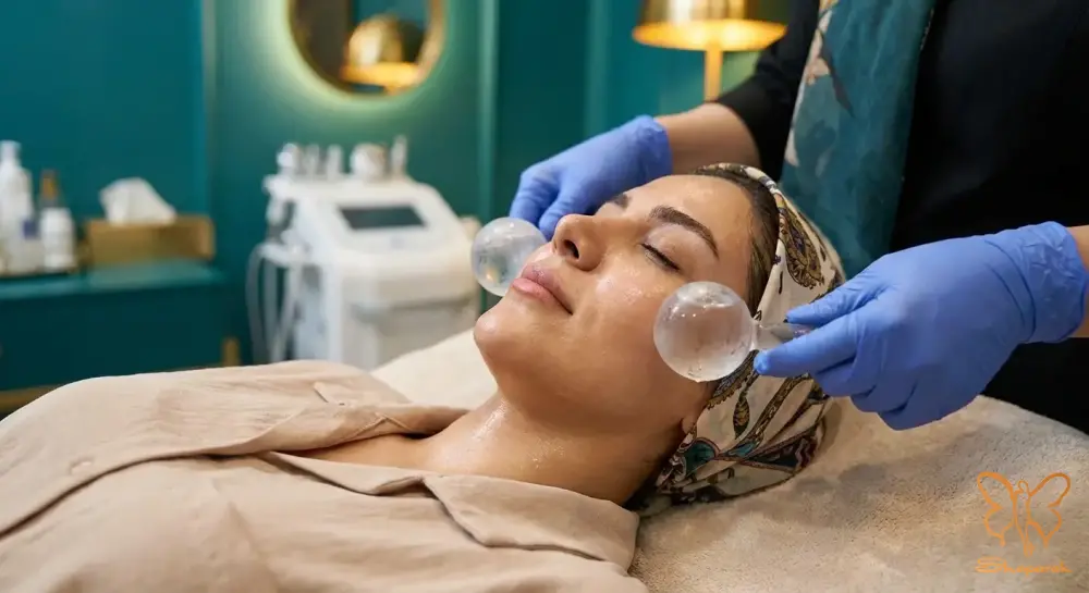 معجزه آیس بال برای دور چشم و پف صورت