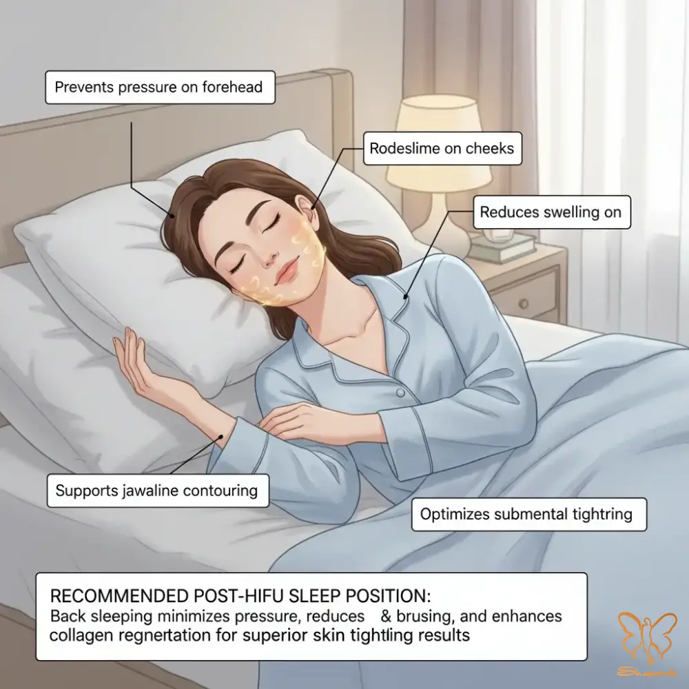 نحوه خوابیدن پس از هایفوتراپی