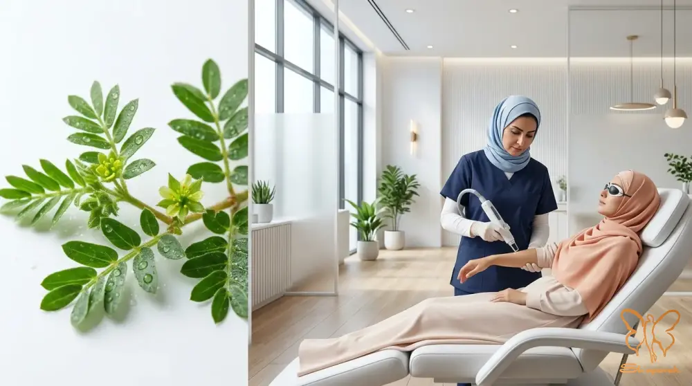 روشن شدن چهره و رفع لکهای سطحی پوست با عصاره خارخاسک