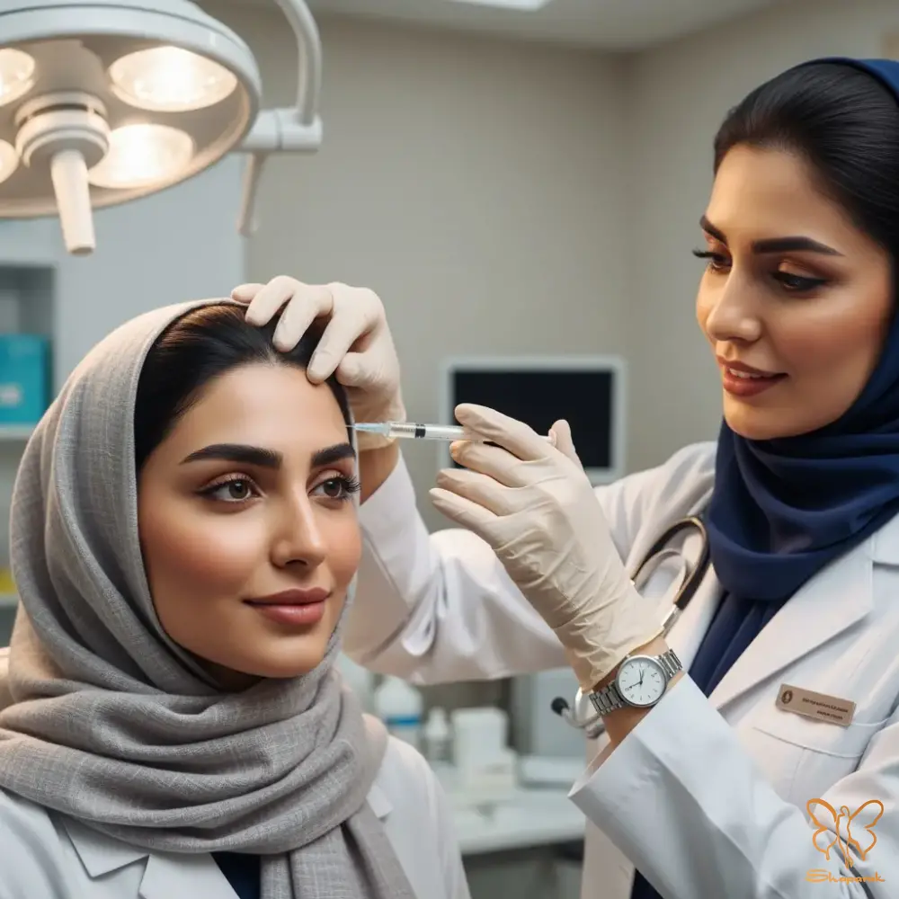 کلینیک تخصصی پوست و مو شاپرک طلایی مشهد