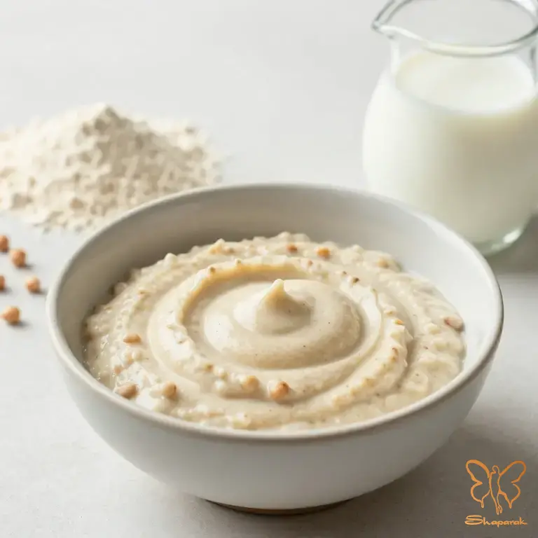 ۲ ماسک آرد نخودچی و شیر آبرسان قوی برای پوست خشک و کدر