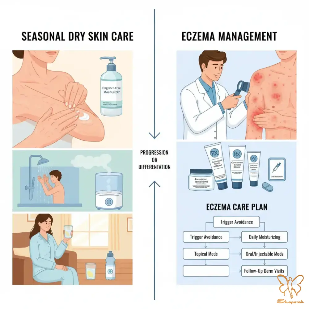 درمانهای خانگی و پیشگیرانه برای خشکی پوست