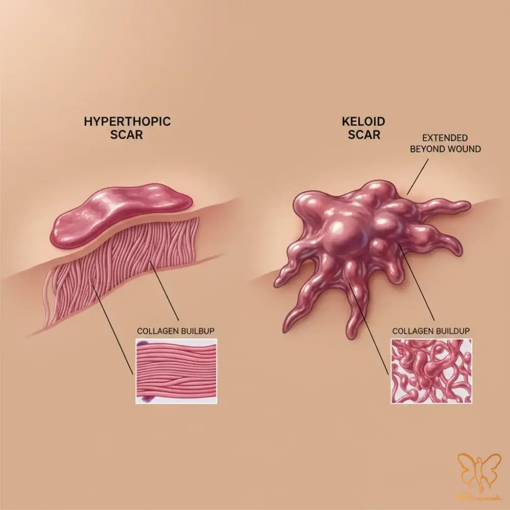 اسکار کلوئید Keloid