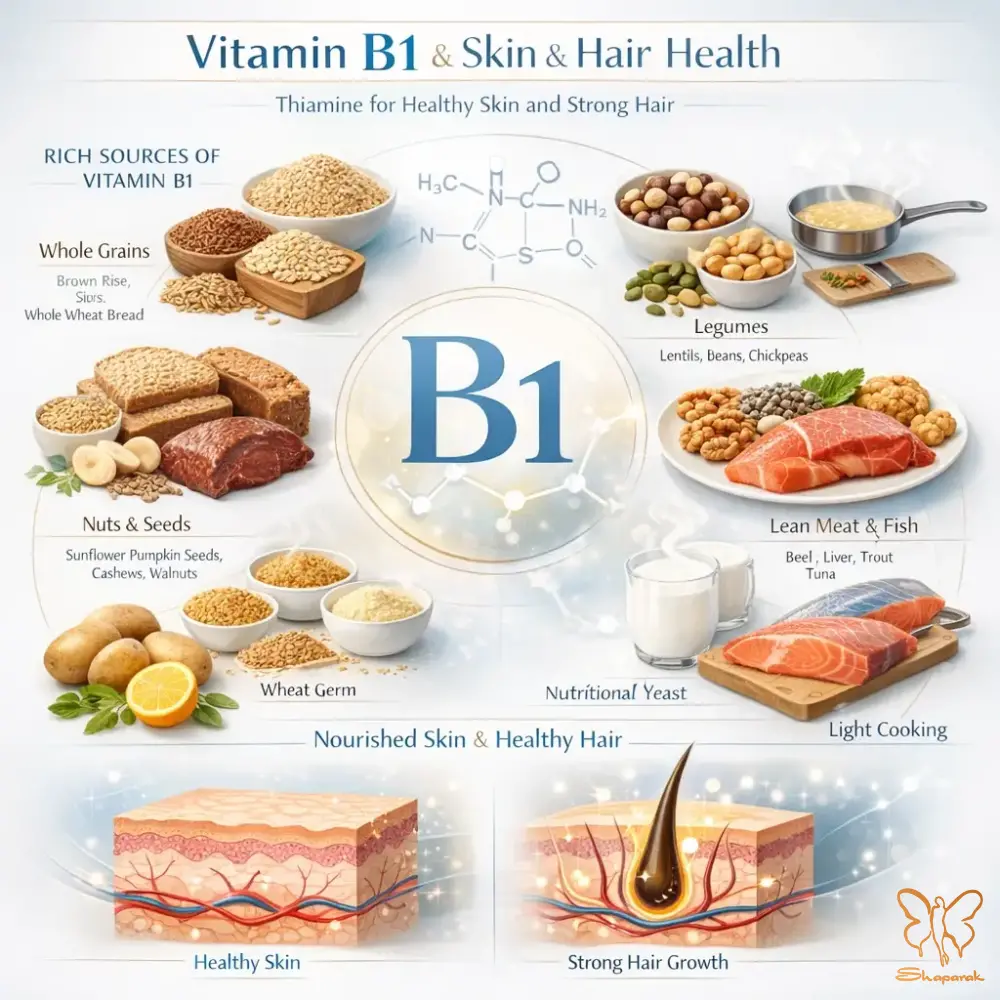 روتین غذایی و کلینیکی شاپرک مشهد&nbsp;جبران کمبود ویتامین B1