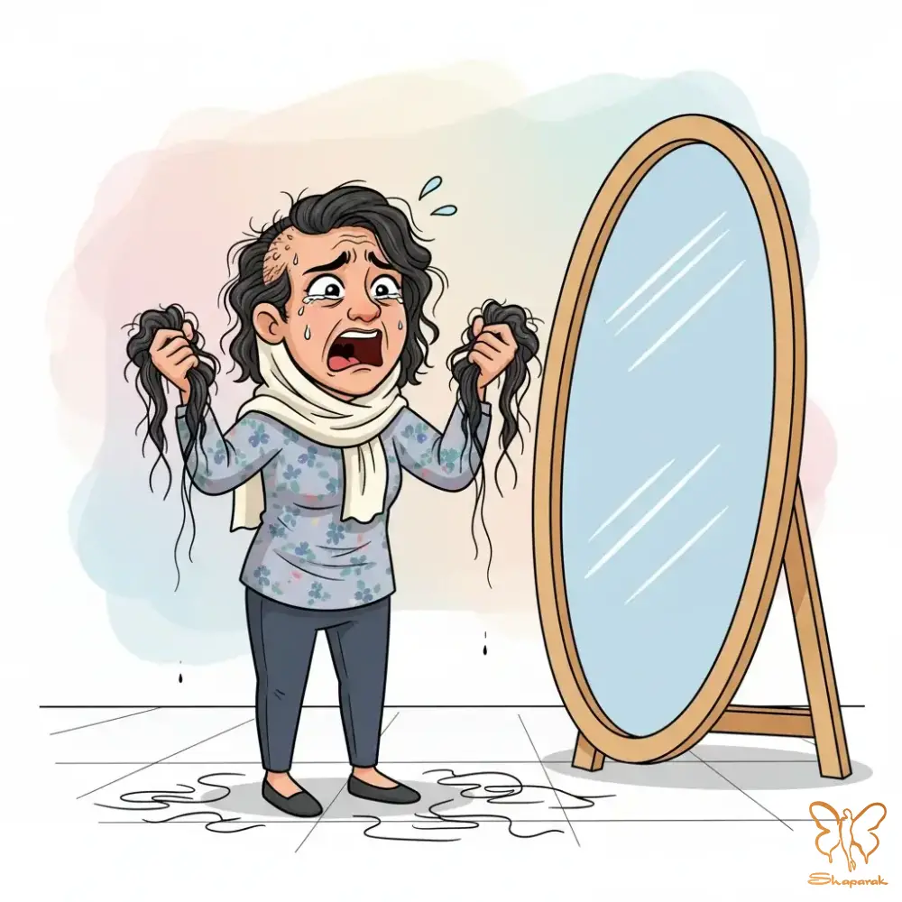 سن شروع ریزش موی ارثی در زنان