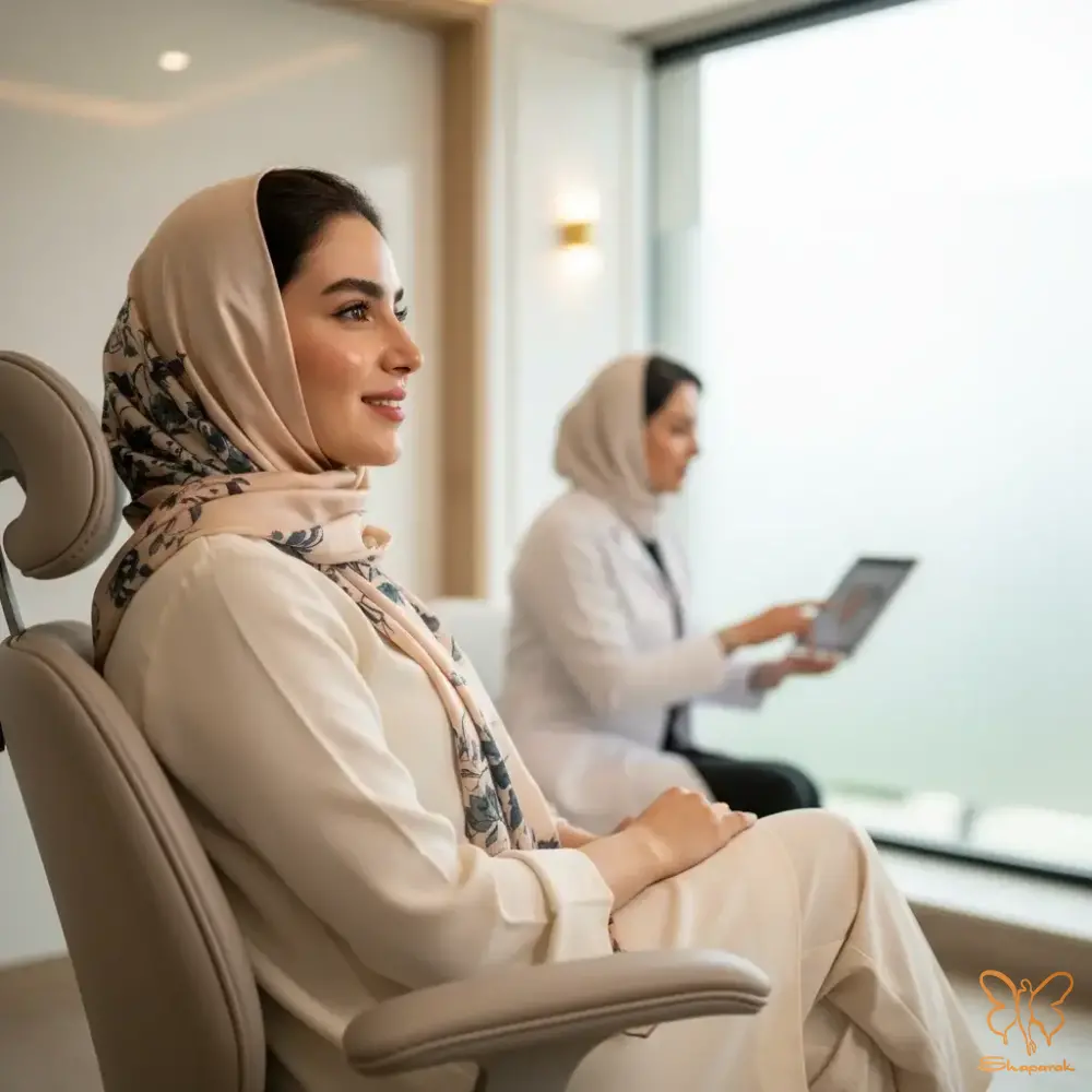 در کلینیک تخصصی پوست و مو شاپرک طلایی مشهد