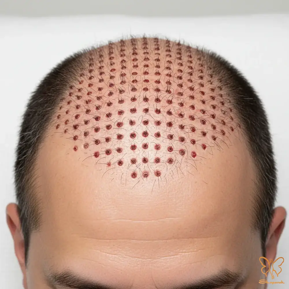 چسبندگی به دلمهها کندن گرافت به همراه زخم