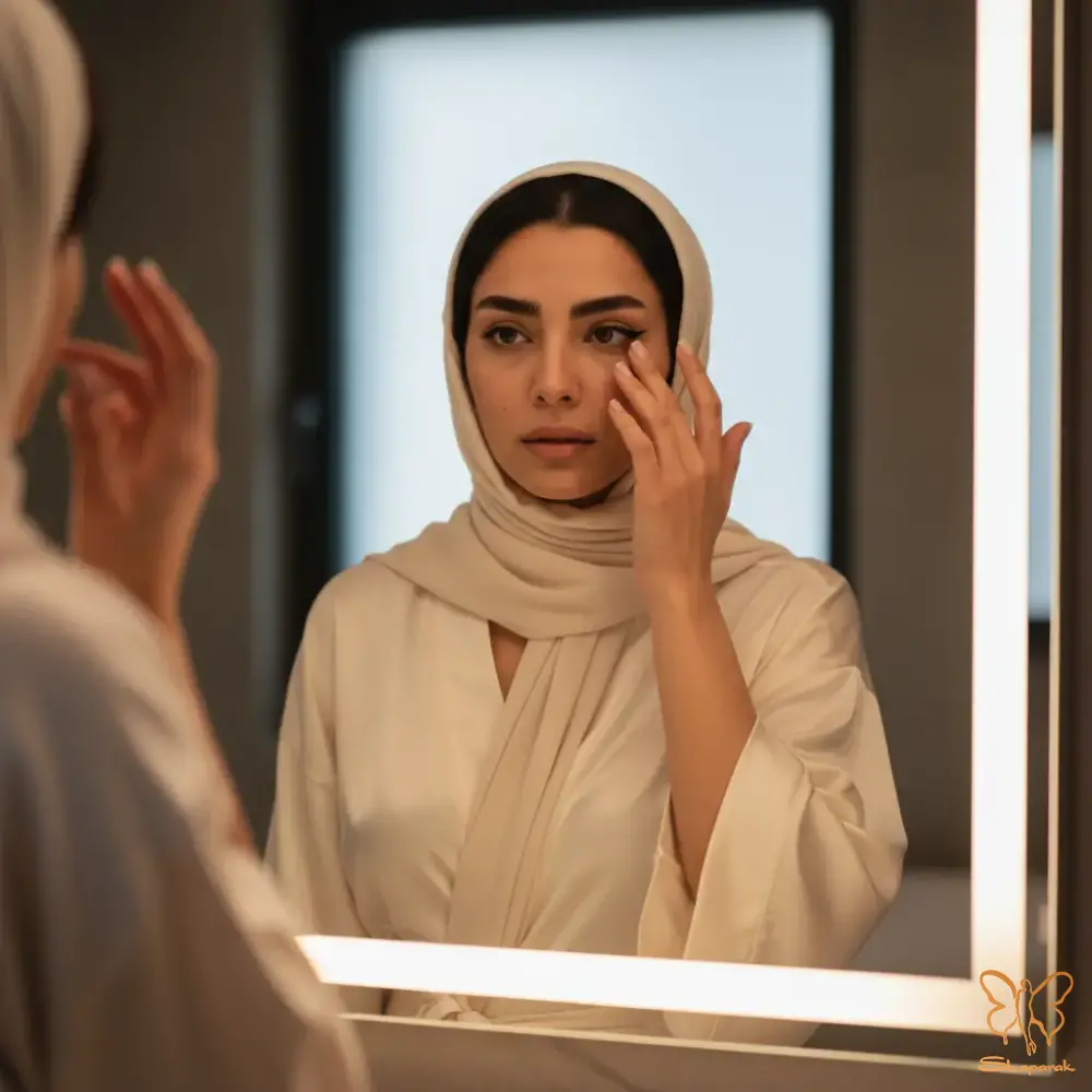 عوارض اختصاصی برای چشم مژه و لبها
