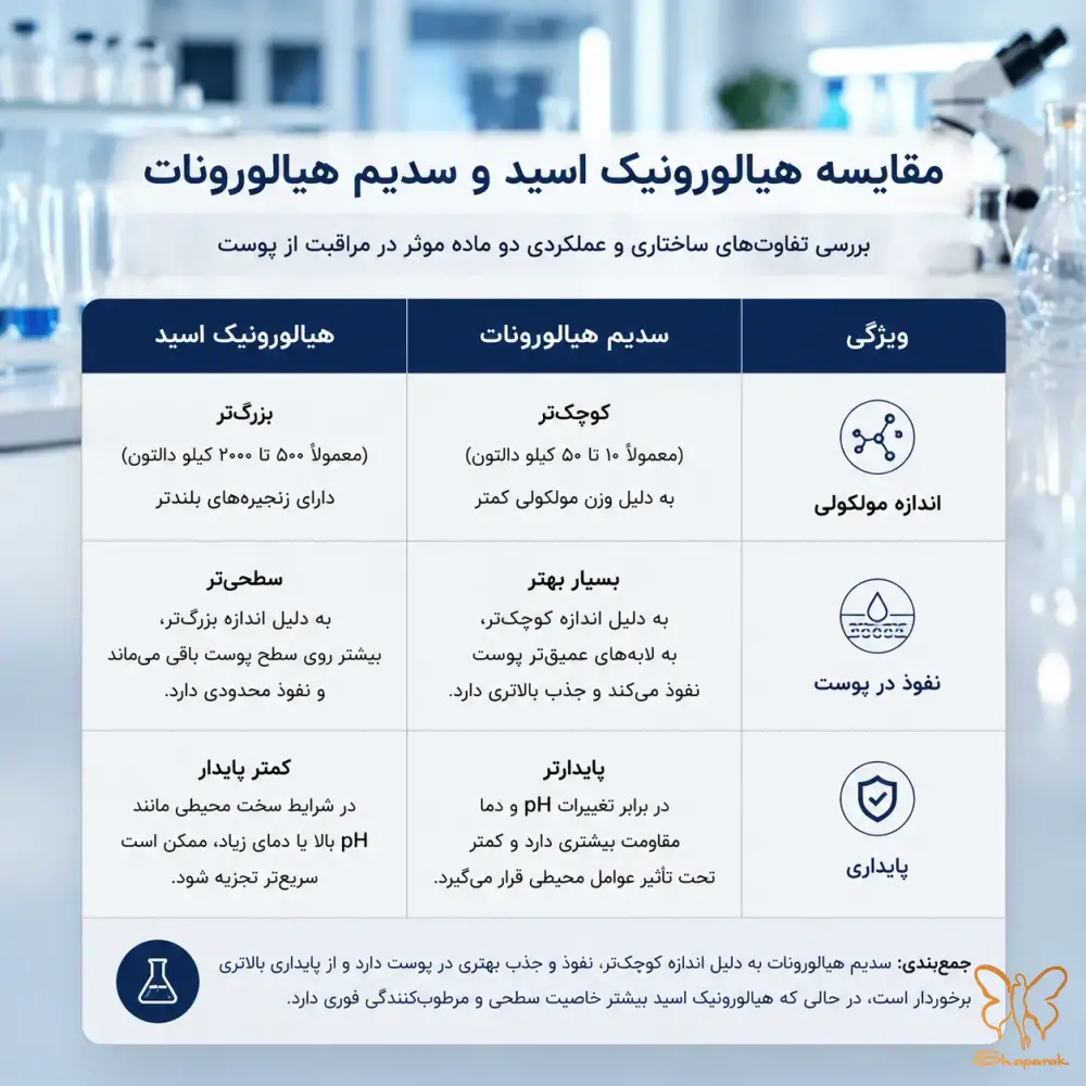 هیالورونات سدیم Sodium Hyaluronate