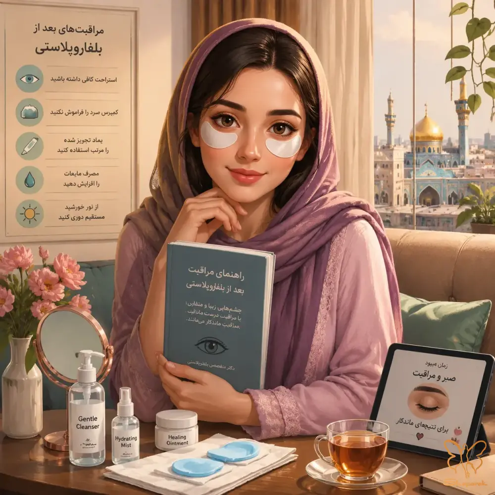 نحوه صحیح خوابیدن پس از جراحی پلک محافظت از نتایج بلفاروپلاستی