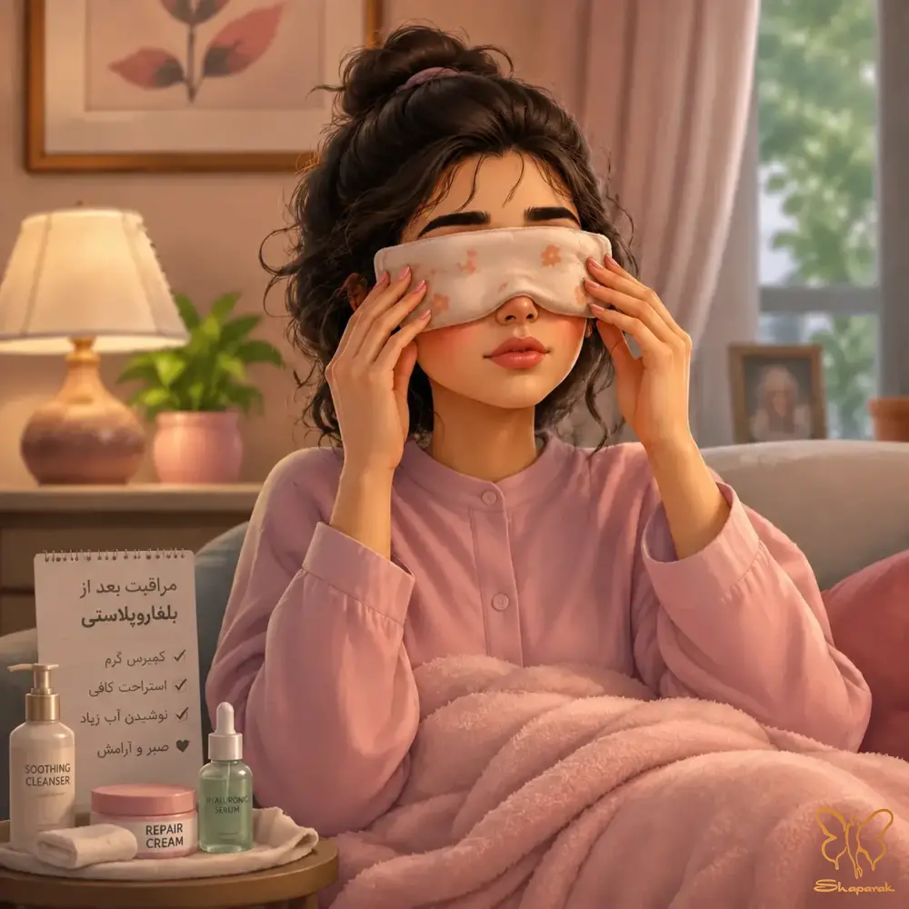 تغییرات طبیعی و فیزیولوژی فردی در دوران نقاهت بلفاروپلاستی