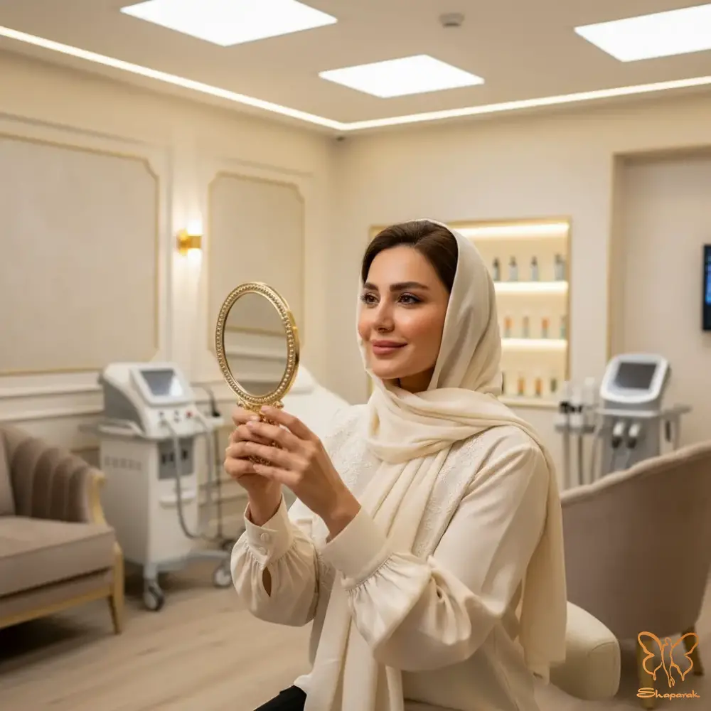 کلینیک تخصصی پوست و مو شاپرک طلایی مشهد