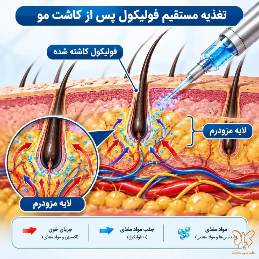 نقش تغذیه مستقیم و درمانهای بالینی در ماندگاری کاشت نقش تغذیه مستقیم و درمانهای بالینی در ماندگاری کاشت