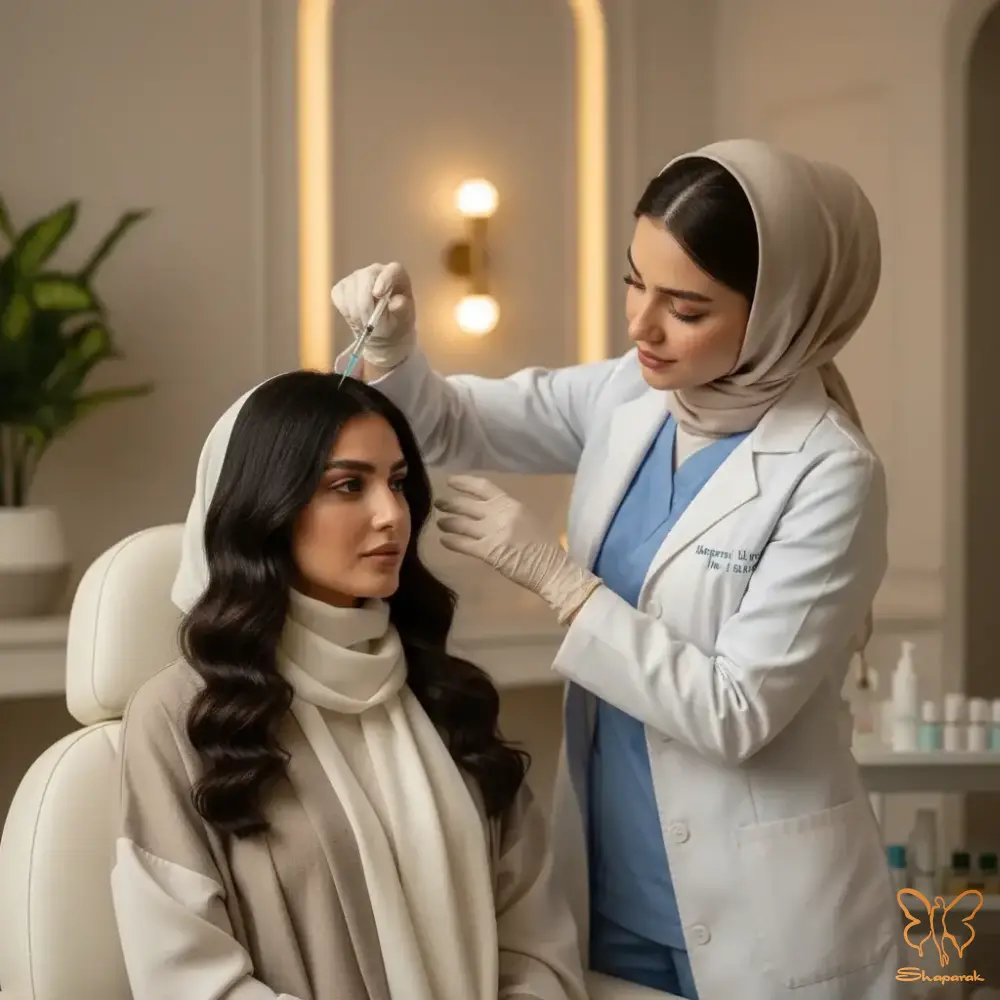پیآرپی&nbsp;برای درمان ریزش مو