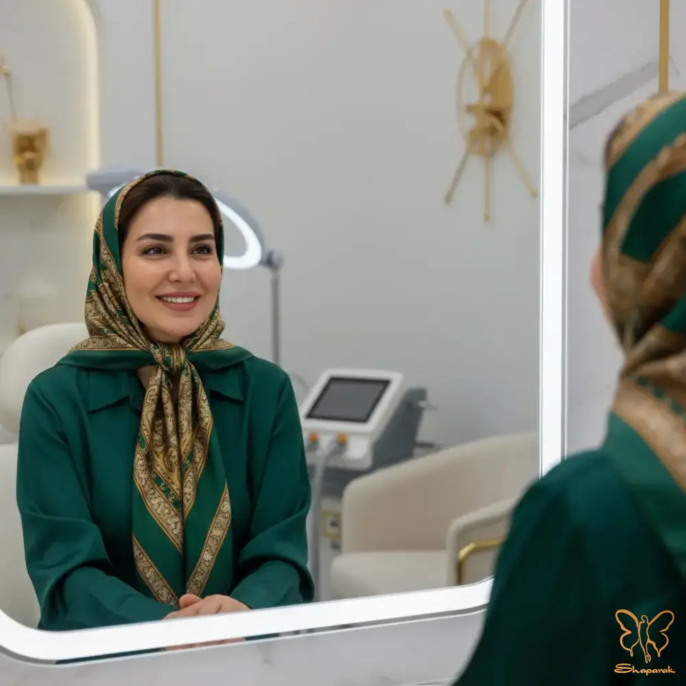 کلینیک پوست و مو شاپرک طلایی مشهد