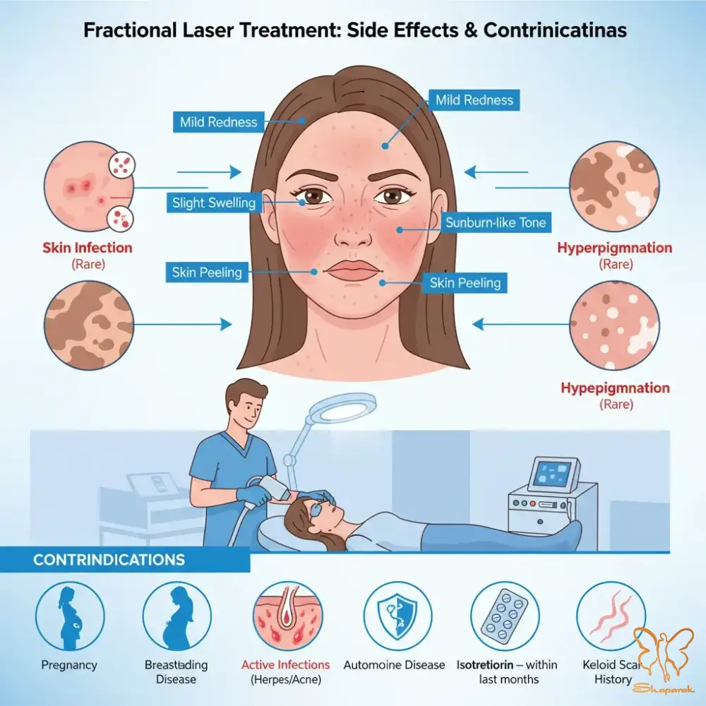 چه کسانی کاندیدای مناسبی برای لیزر فرکشنال نیستند چه کسانی کاندیدای مناسبی برای لیزر فرکشنال نیستند