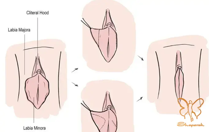 لابیاپلاستی لبهای بزرگ Outer Labia