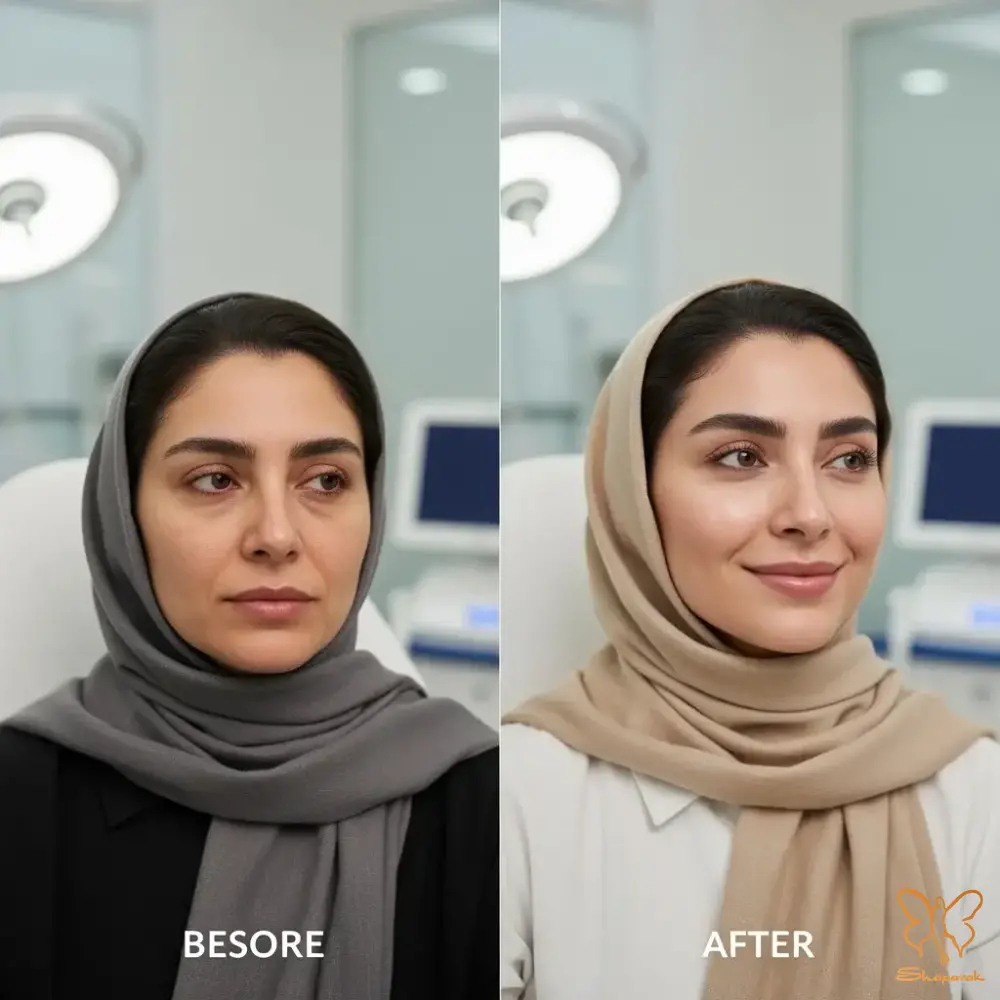 نتایج شگفتانگیز مزوژل در کلینیک شاپرک طلایی