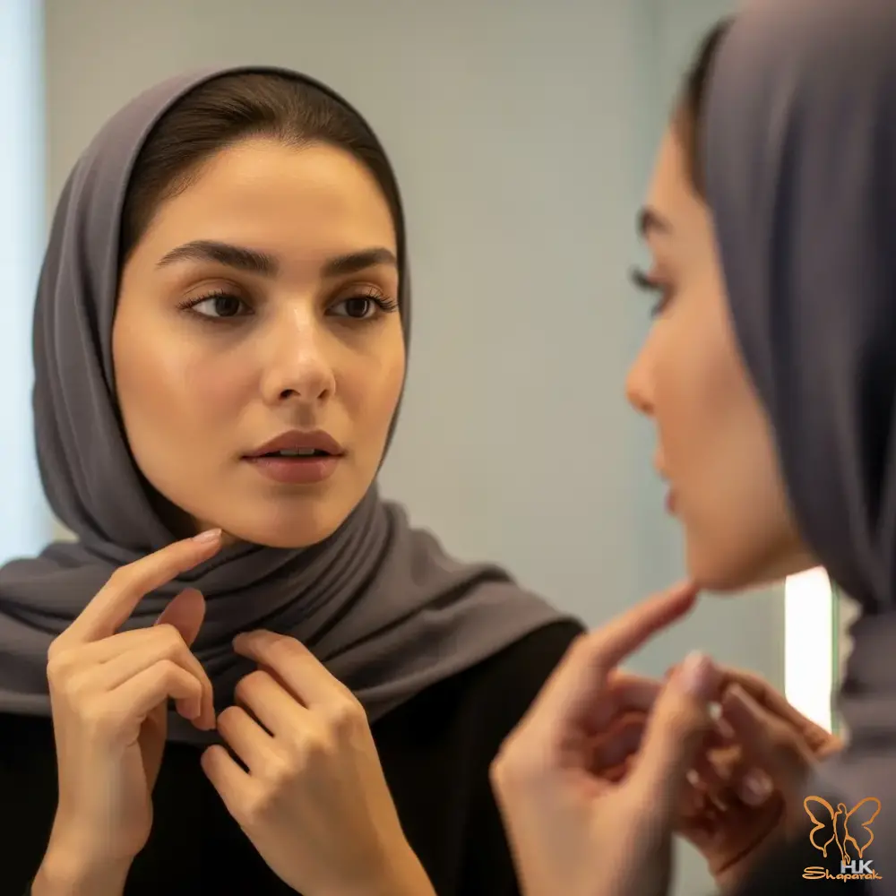 پوست کدر خسته و تحریک شده