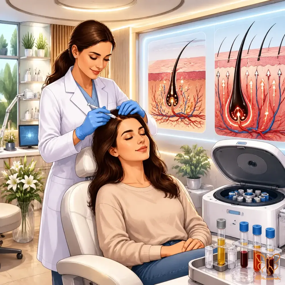 معجزه مزوتراپی و پیآرپی PRP برای رویش مجدد موها