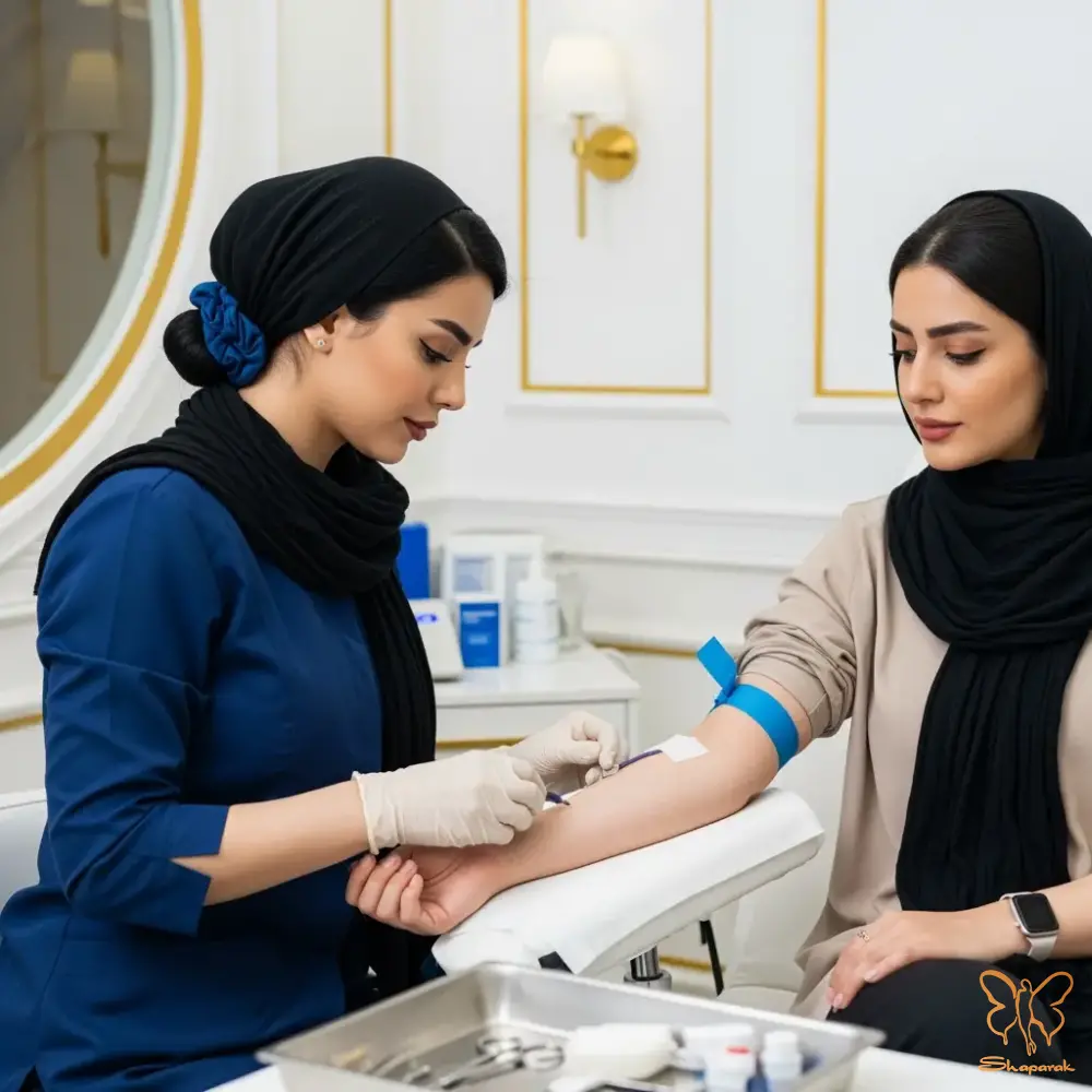 کلینیک تخصصی پوست و مو شاپرک طلایی مشهد