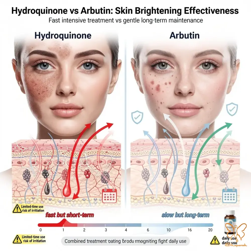 هیدروکینون و آربوتین هیدروکینون و آربوتین