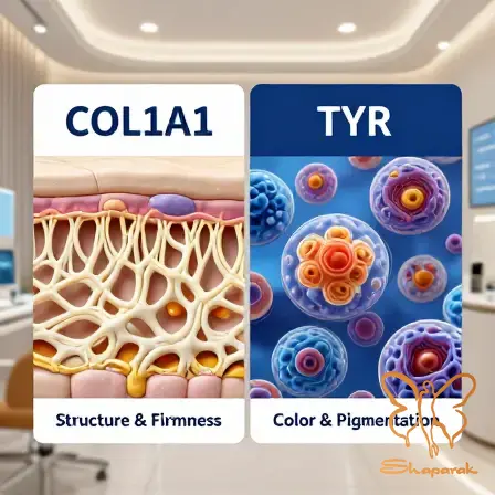 تفاوت اصلی COL1A1 و TYR در یک نگاه