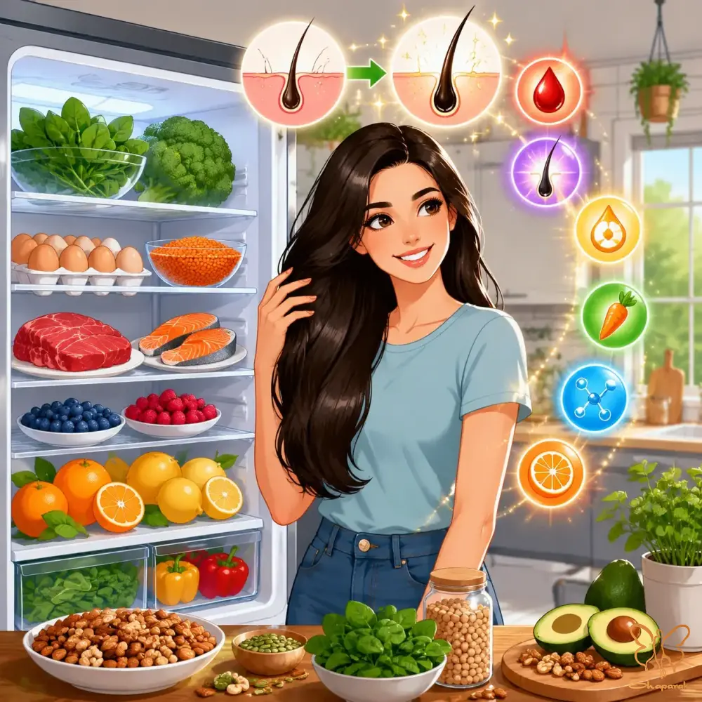 خوراکیهای غنی از آهن و ویتامین برای تقویت فولیکولها