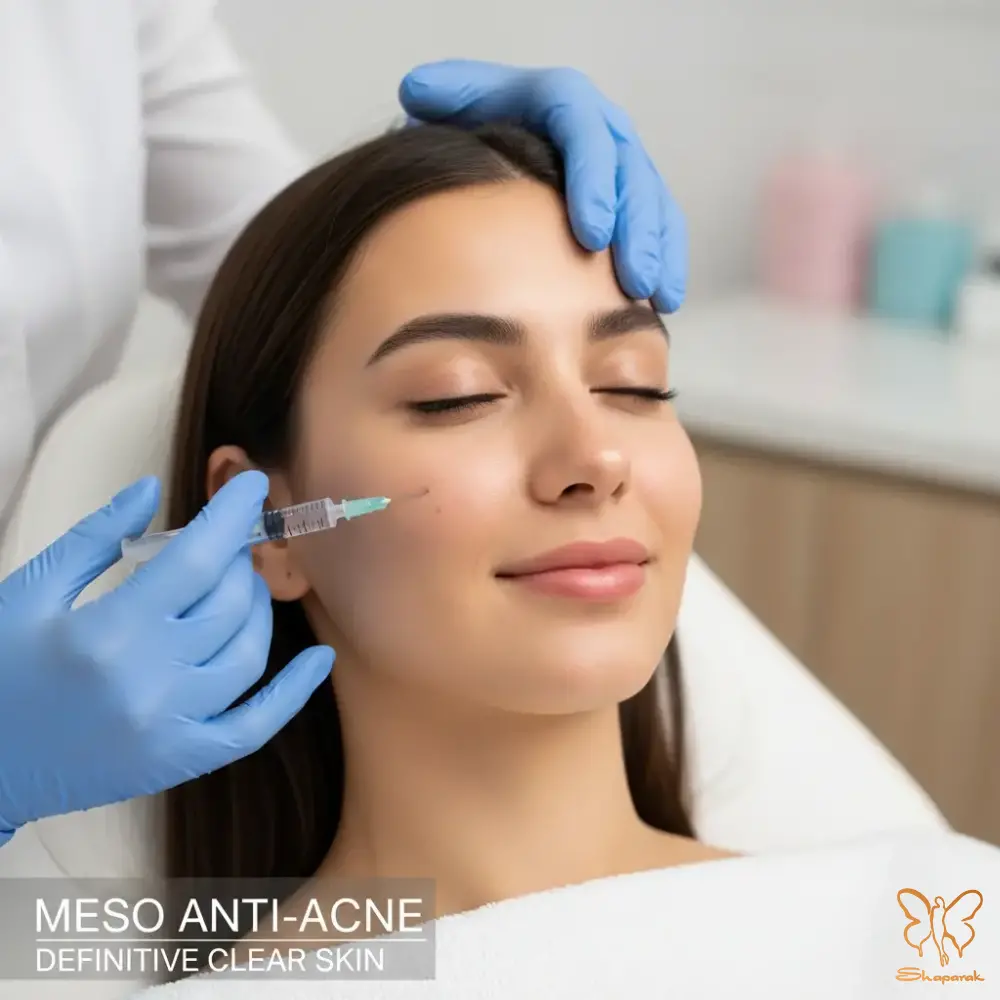 فرآیند درمان مزو استیلاد ضد آکنه کلینیک شاپرک طلایی تجربهای آرام و حرفهای