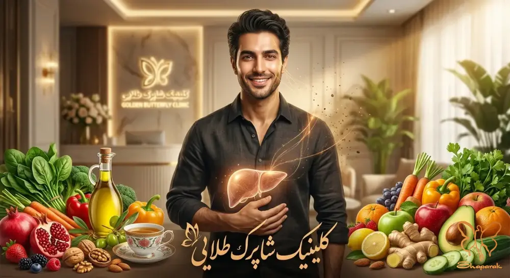 تأثیر تغذیه بر سلامت پوست و کبد