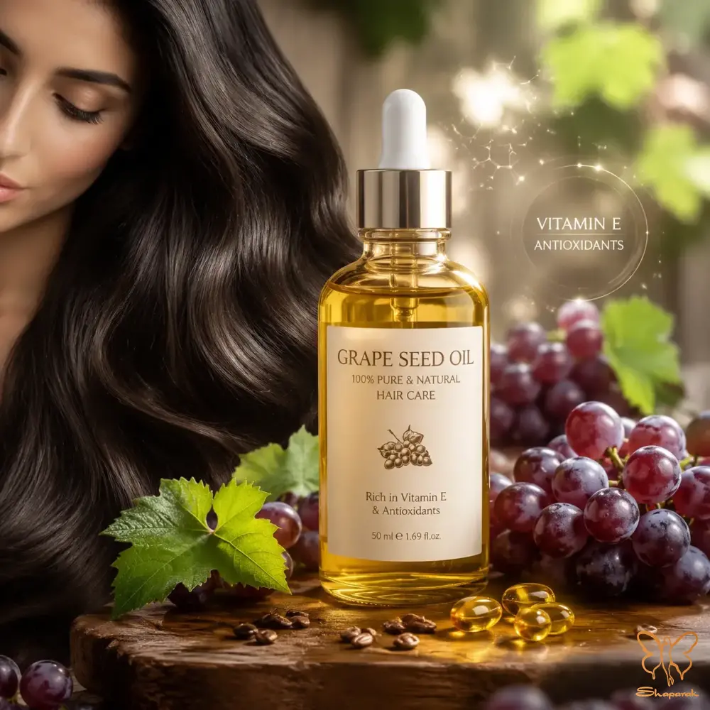 ترکیبات کلیدی روغن هسته انگور و تاثیر آن بر سلامت مو