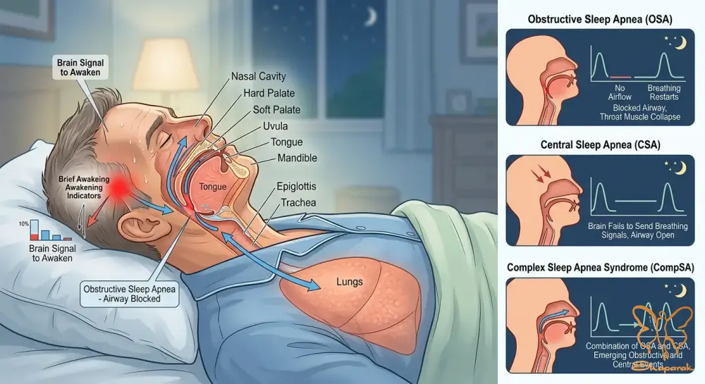  سندرم آپنه خواب مختلط Complex Sleep Apnea