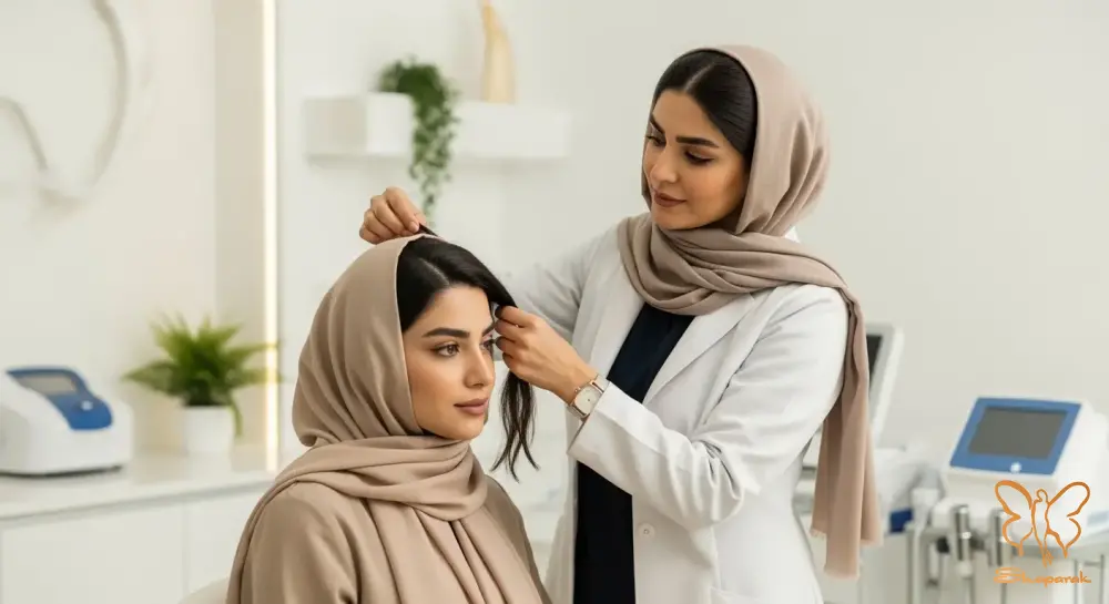 ریزش موی ناشی از اسکار جراحی یا سوختگی