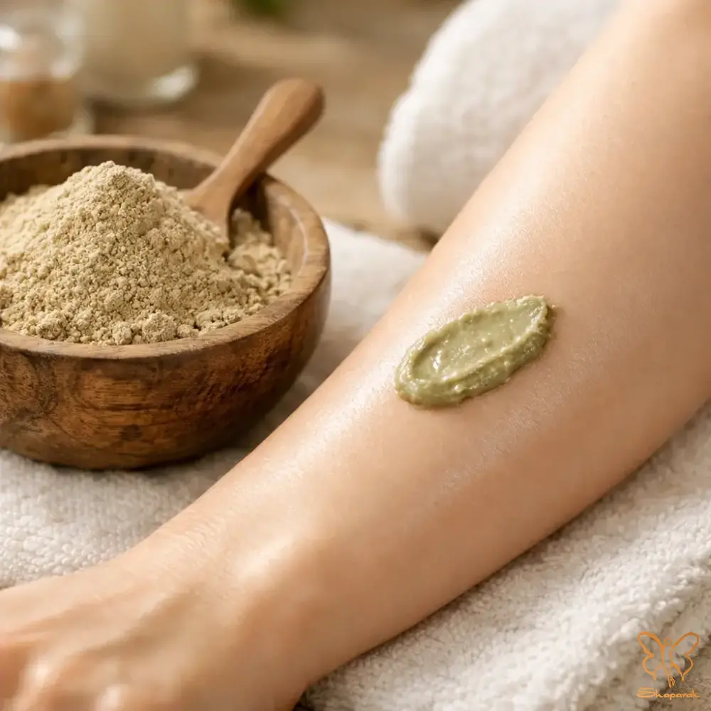 نقش حنای بیرنگ در روشن سازی پوست