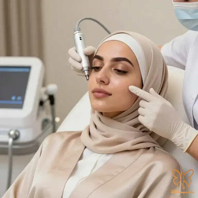 لیزرهای جوانساز ترمیم بافت پوست چرب در کلینیک شاپرک طلایی