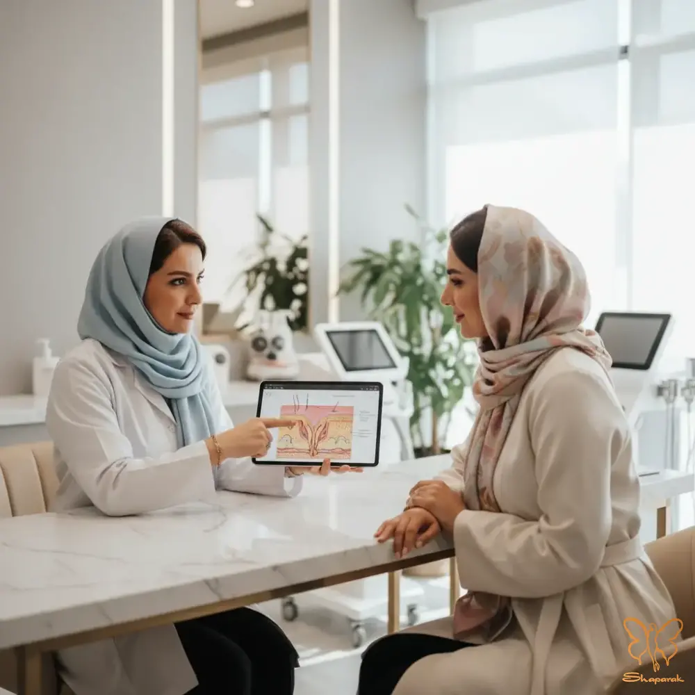 خدمات مزوتراپی در کلینیک شاپرک طلایی