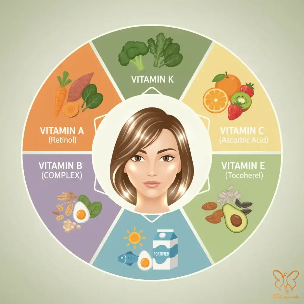 انواع ویتامین های ضروری برای پوست کدامند