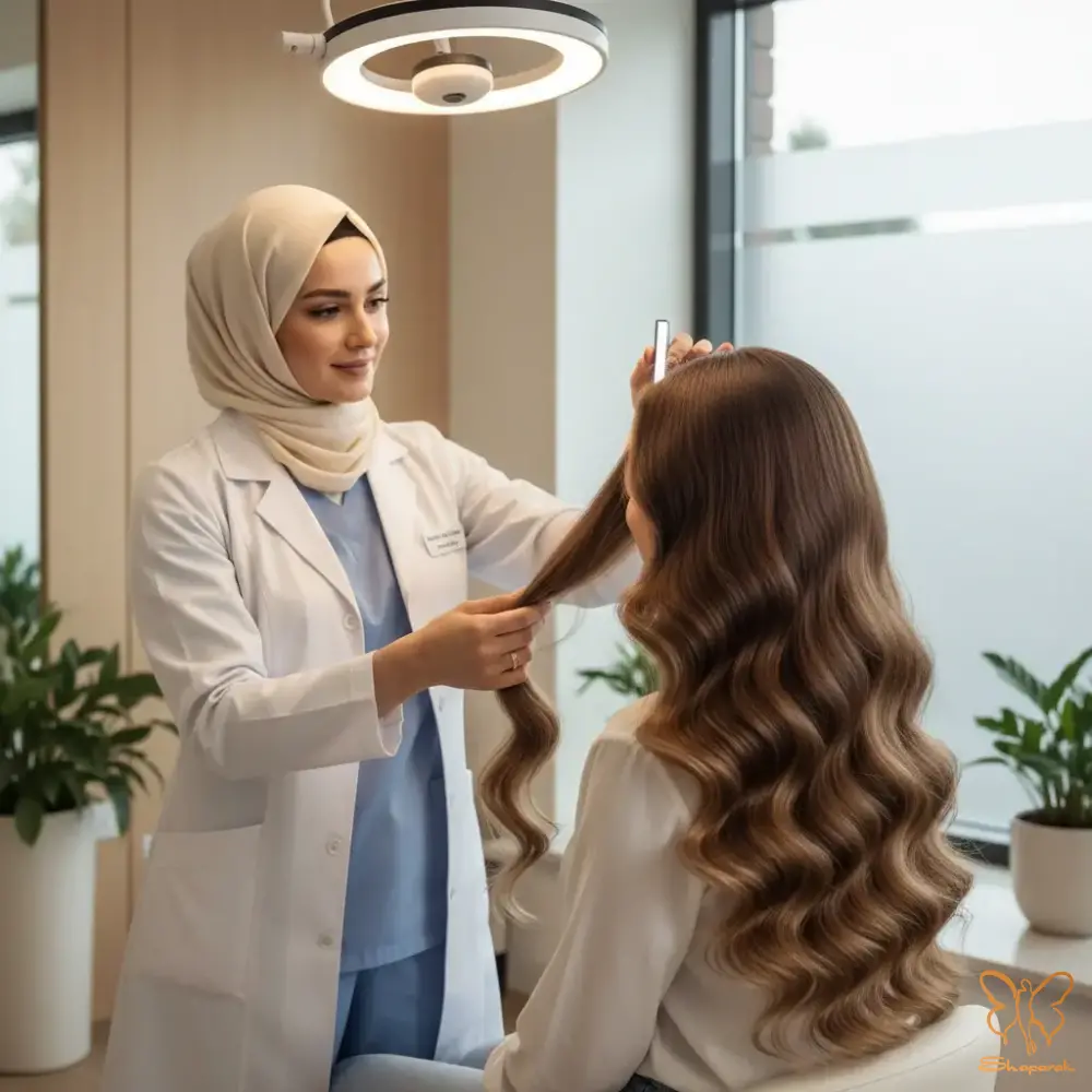 ۴ کربوکسیتراپی اسکالپ سر افزایش اکسیژنرسانی برای تقویت ریشه مو در مشهد