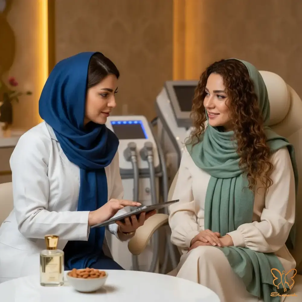 ماساژ کف سر با روغن گرم هات اویل تراپی ماساژ کف سر با روغن گرم هات اویل تراپی