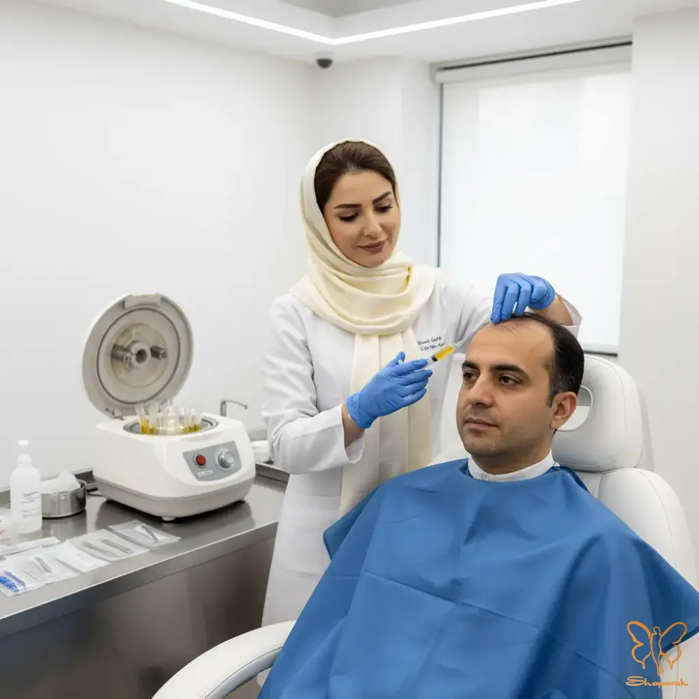 تعداد جلسات PRP مو