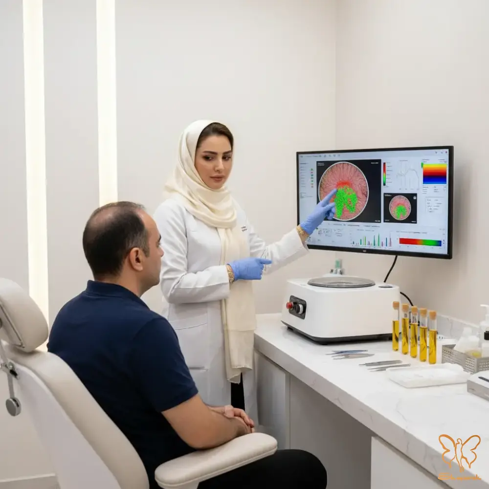 تعداد جلسات PRP مو