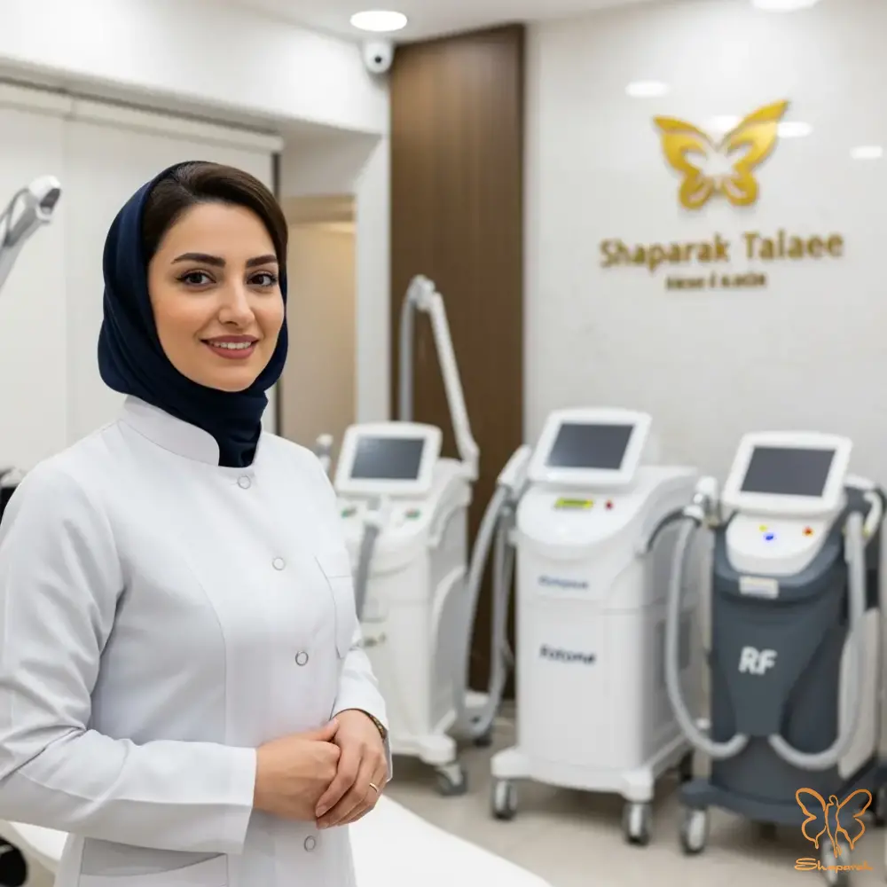 کلینیک تخصصی پوست و مو شاپرک طلایی مشهد