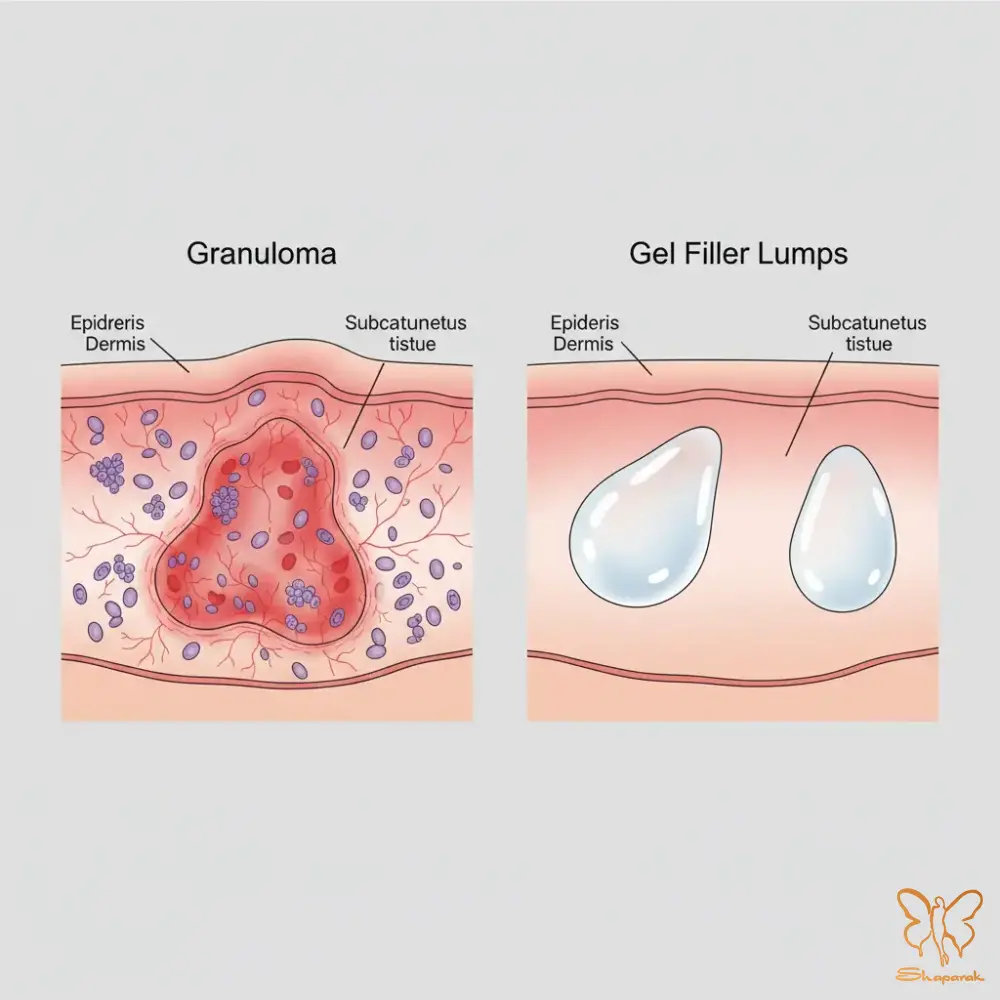 تفاوت گرانولوما با تورم معمولی پس از تزریق تفاوت گرانولوما با تورم معمولی پس از تزریق